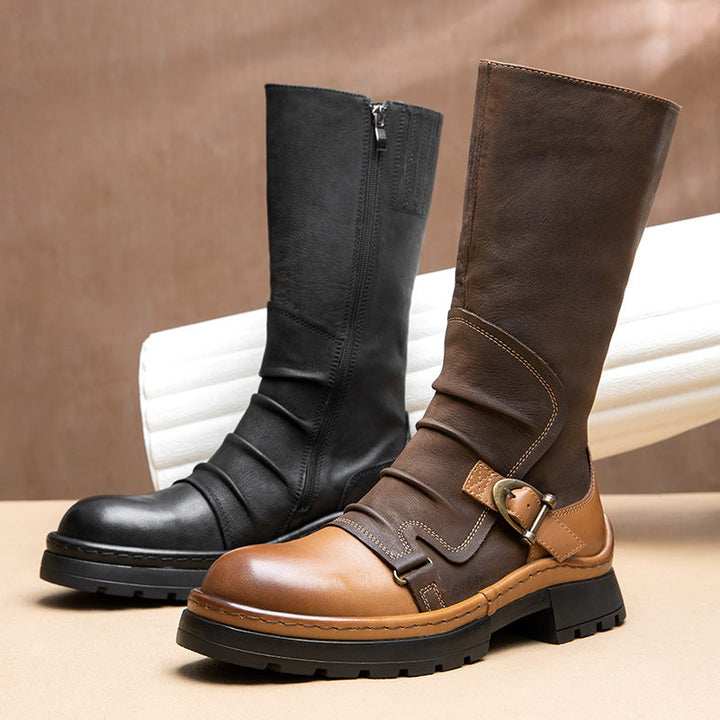 VAAGOON RETRO HARLEY MOTO LONG BOOT