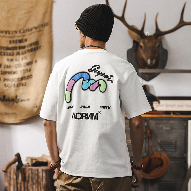 VAAGOON Electric Contrast Short Sleeve T-Shirt