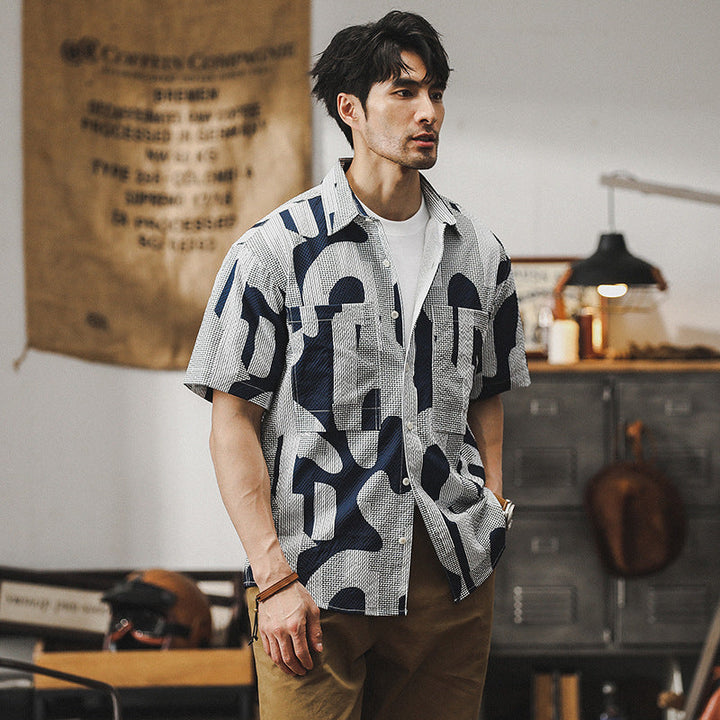 VAAGOON Shadow Grid Shirt