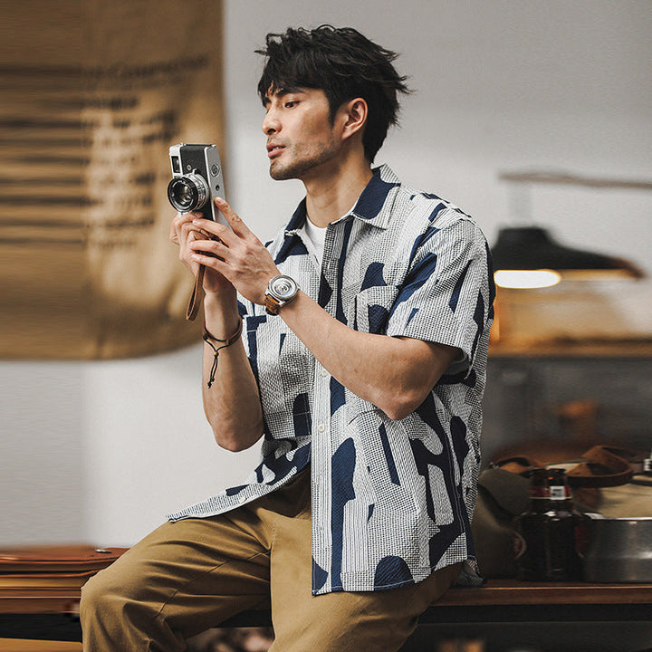 VAAGOON Shadow Grid Shirt