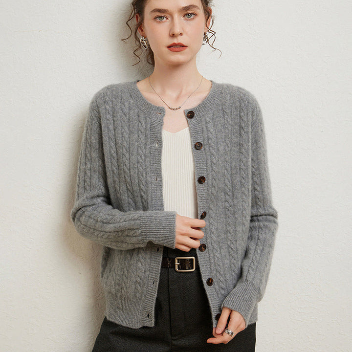 Vaagoon Nordic Cable Cashmere Cardigan