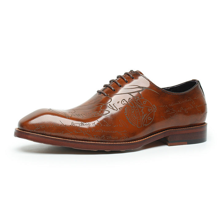 Vaagoon NeroLuxe Leather Men's Classic Shoes