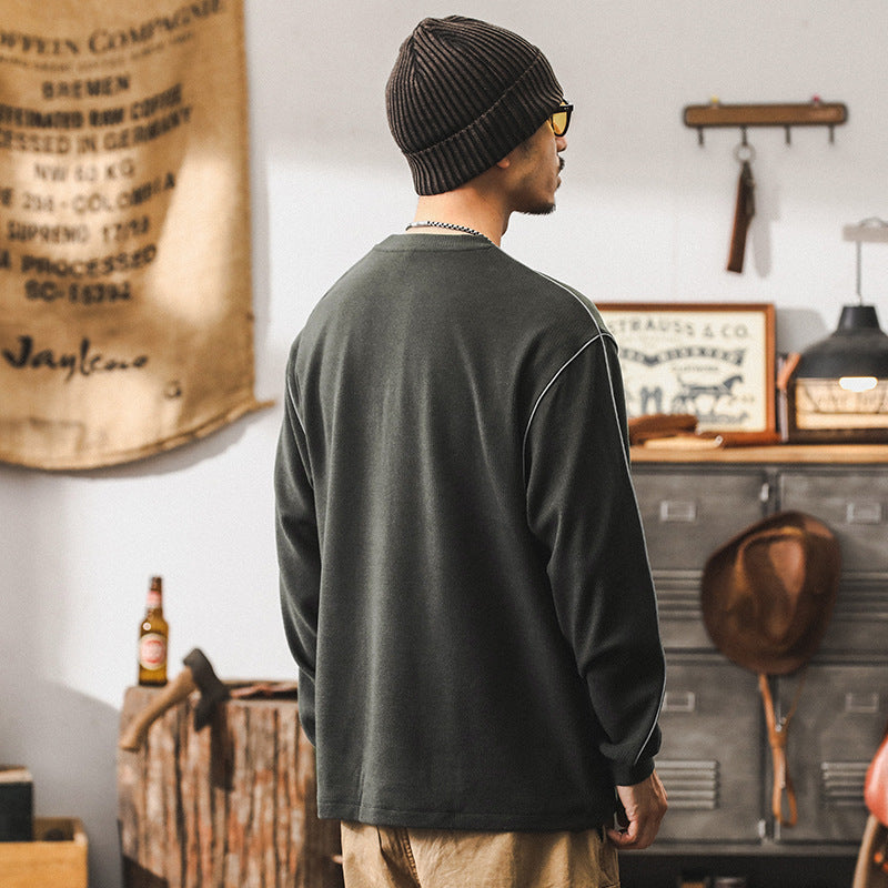 VAAGOON Gridmotion Geometric Patterned Sweatshirt