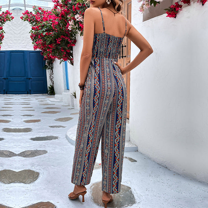 Vaagoon April Bow Detailed Summer Jumpsuit