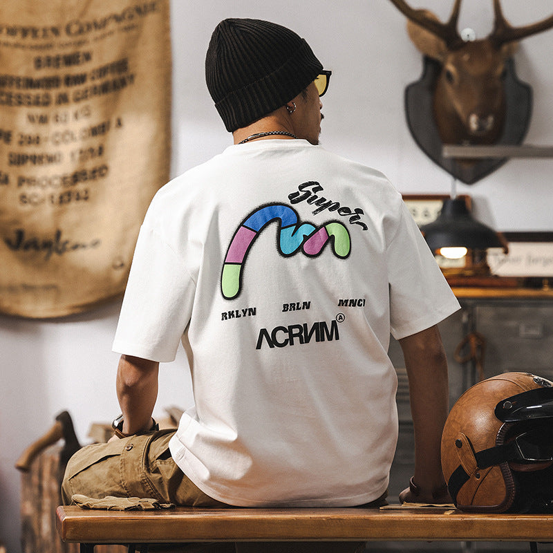 VAAGOON Electric Contrast Short Sleeve T-Shirt