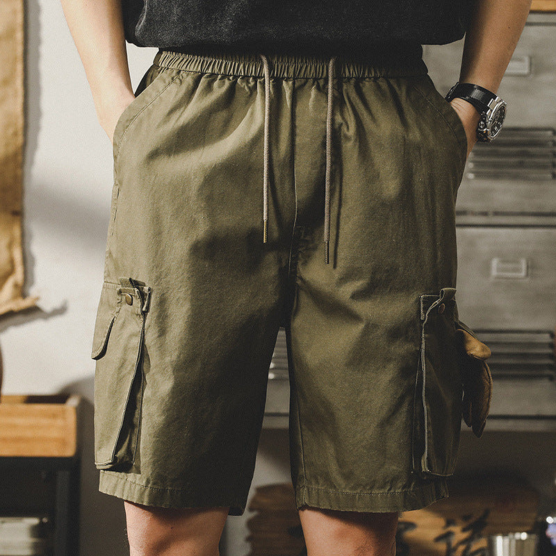 VAAGOON Tactical Olive Comfort Shorts