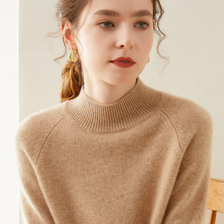 Vaagoon Cashmere Crest Turtleneck Sweater
