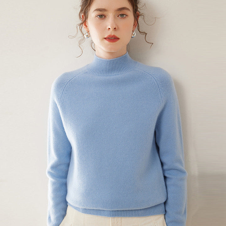 Vaagoon Cashmere Crest Turtleneck Sweater