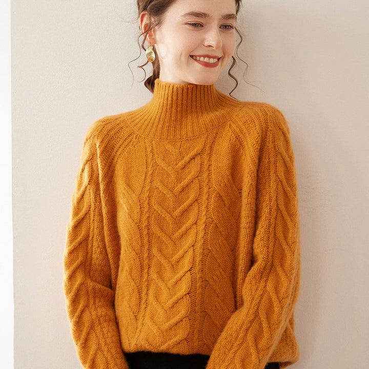 Vaagoon Arctic Shield Cashmere Half Turtleneck Sweater