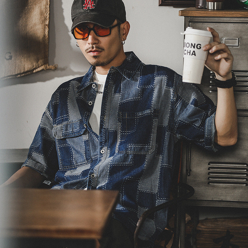 VAAGOON Urban Denim Patchwork