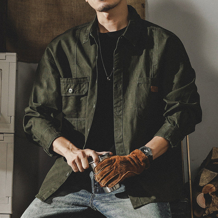 VAAGOON Olive Shield Shirt