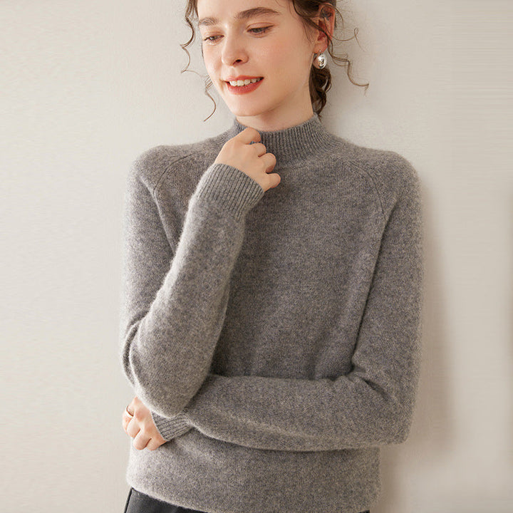 Vaagoon Cashmere Crest Turtleneck Sweater