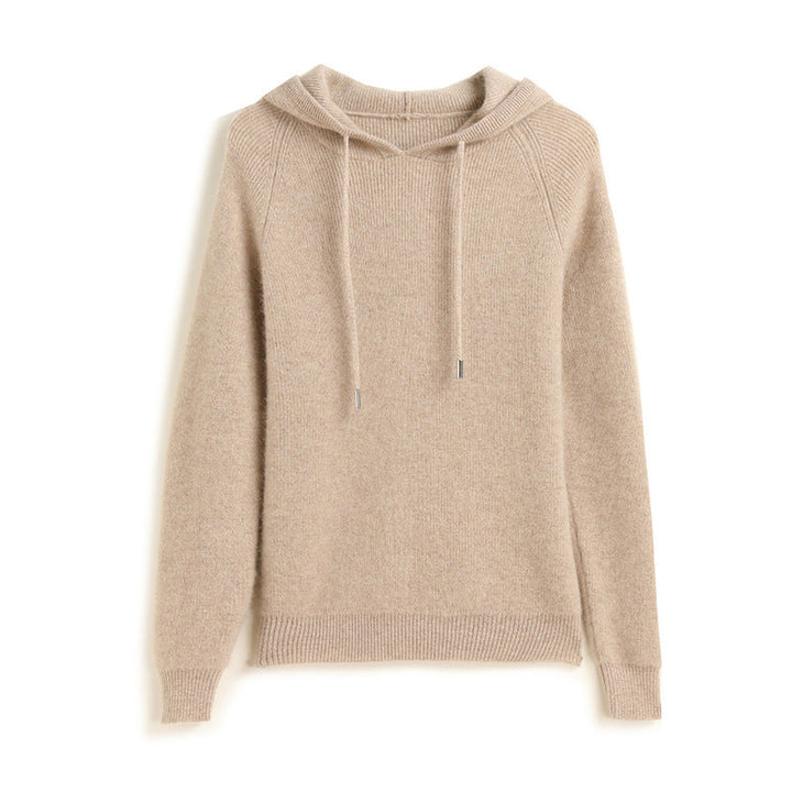Vaagoon Cashmere Hooded Knit Kazak