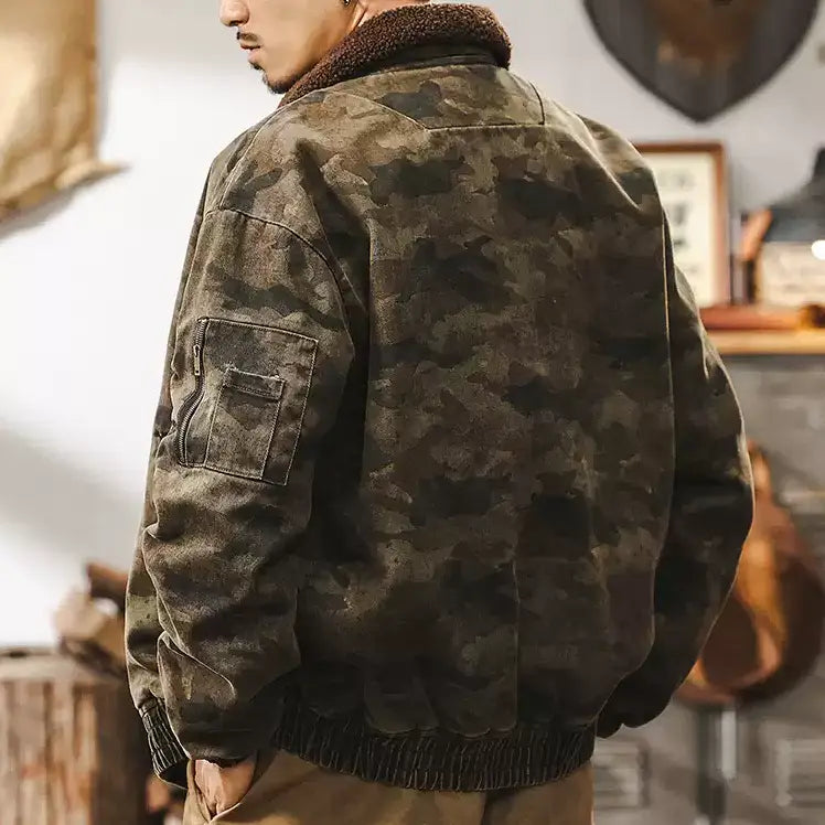 VAAGOON CAMOUFLAGE BOA JACKET