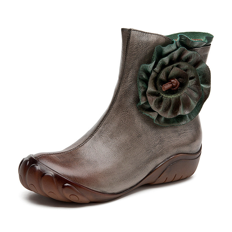 Vaagoon Chelsea Bloom Leather Women's Boots