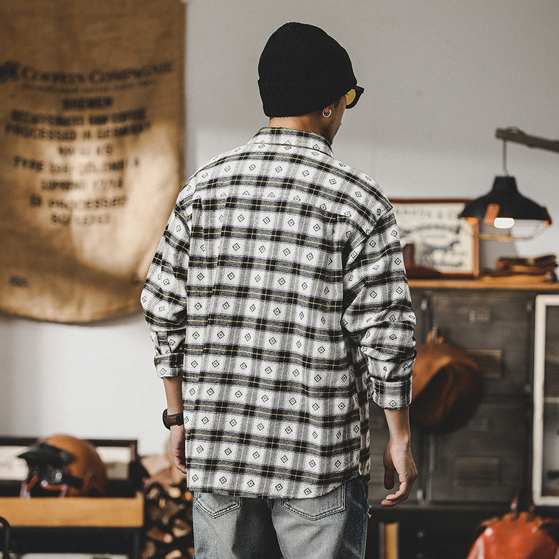 VAAGOON Autumn Check Spirit Shirt