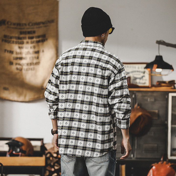 VAAGOON Autumn Check Spirit Shirt