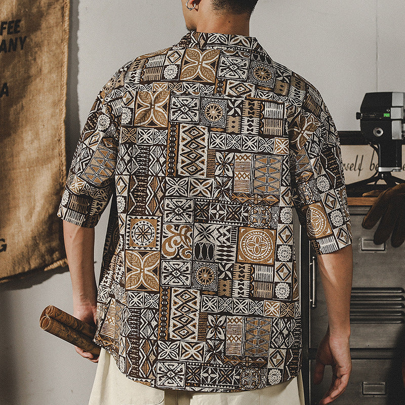 VAAGOON Tribal Patchwork Spirit Shirt