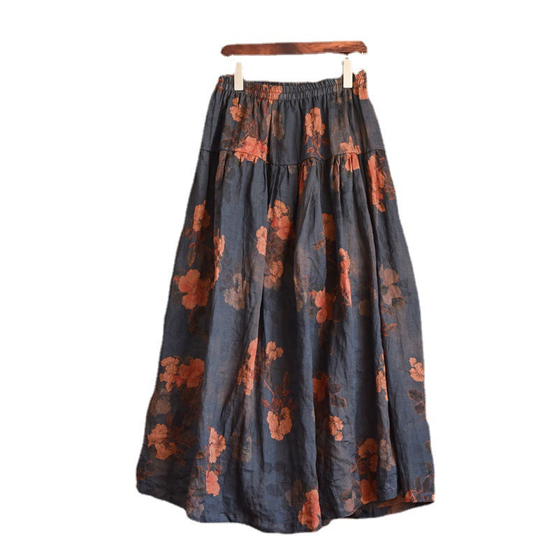 VAAGOON RETRO FLORA SKIRT