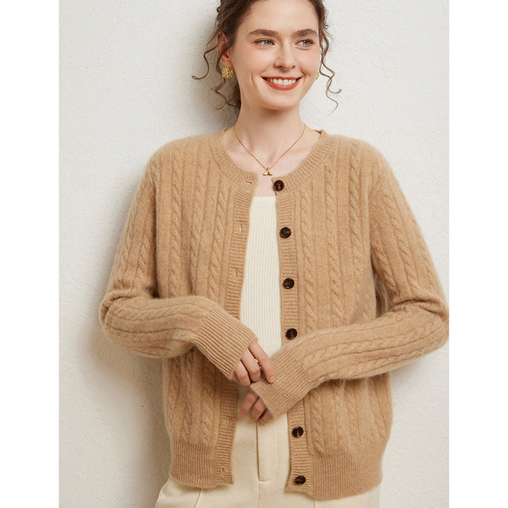Vaagoon Nordic Cable Cashmere Cardigan