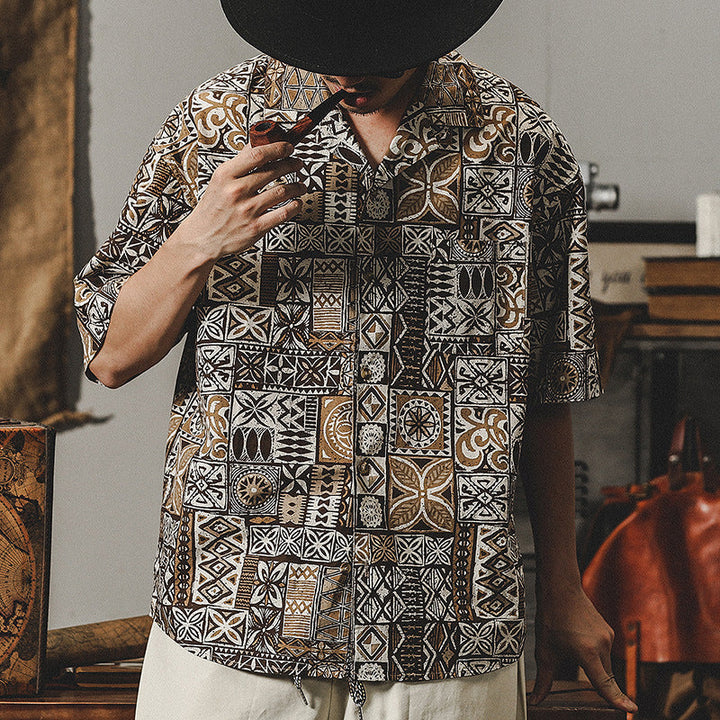 VAAGOON Tribal Patchwork Spirit Shirt