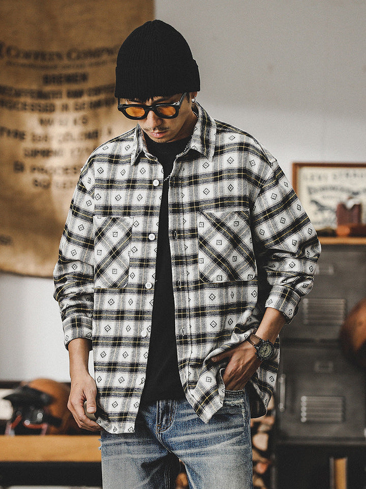 VAAGOON Autumn Check Spirit Shirt