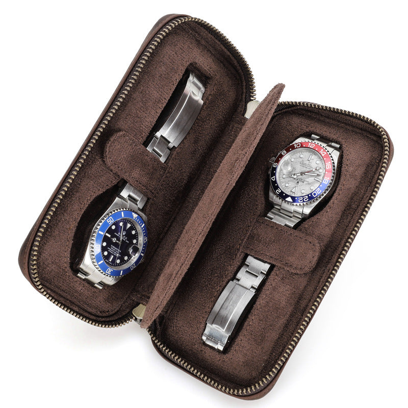 Vaagoon Compact Leather Watch Case
