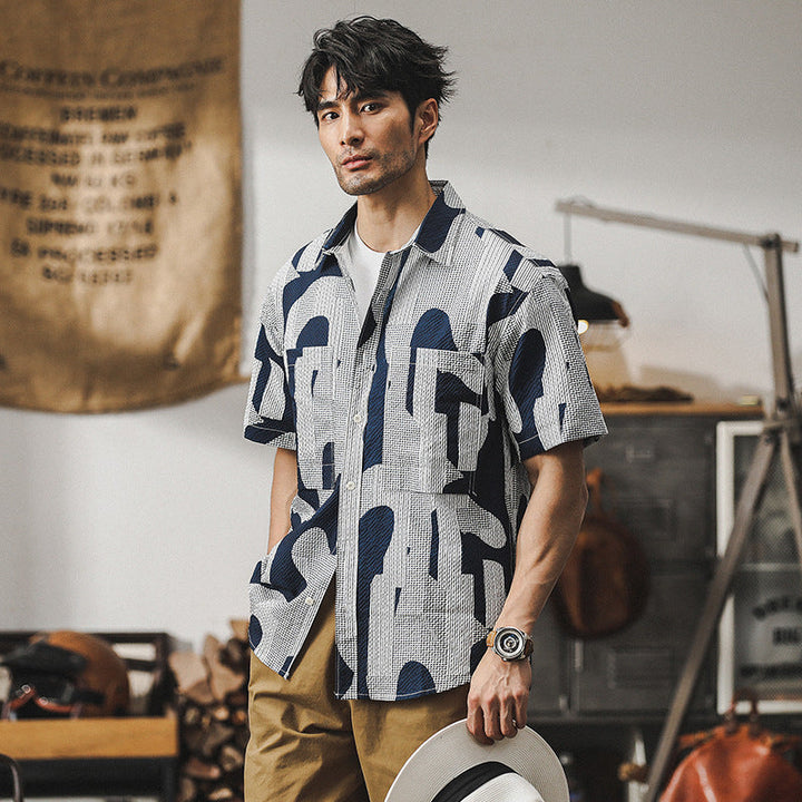 VAAGOON Shadow Grid Shirt