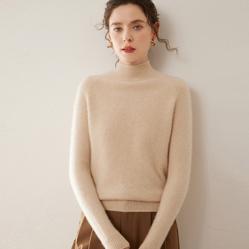 Vaagoon Cashmere Crest Turtleneck Sweater