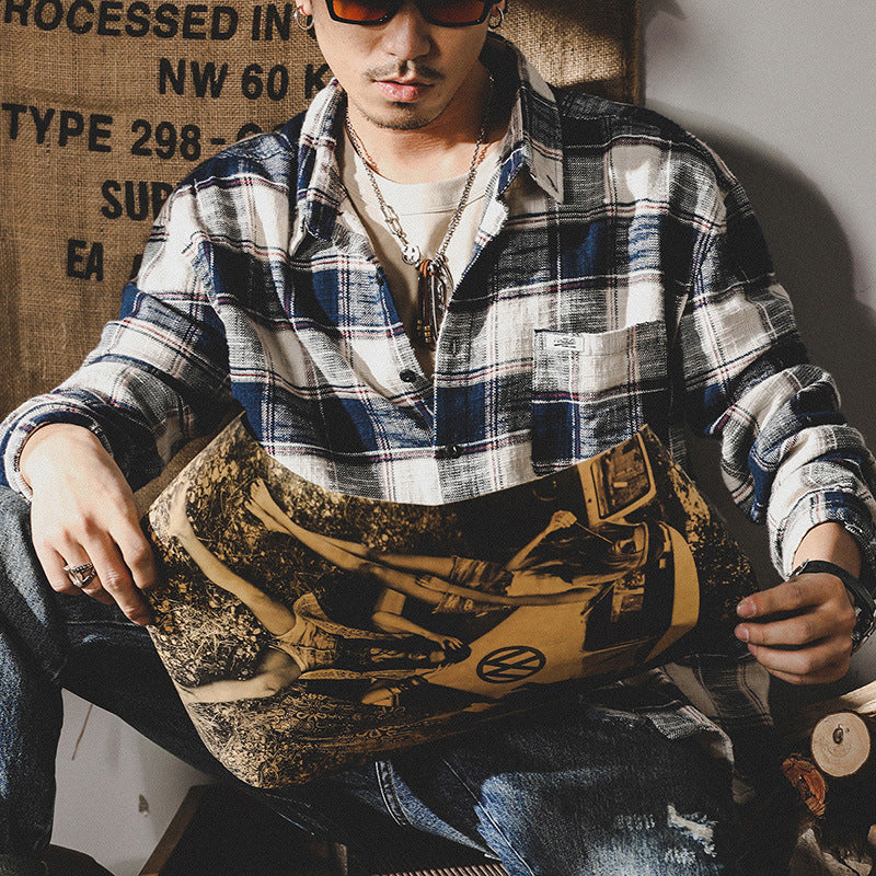 VAAGOON Royal Grid Shirt