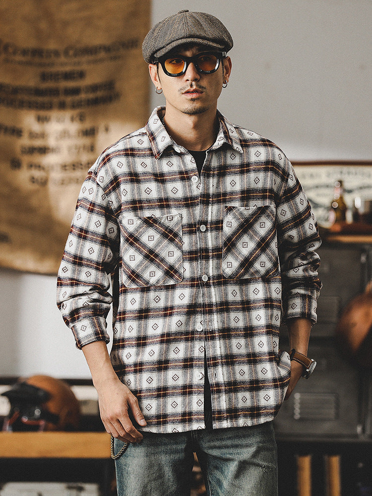 VAAGOON Autumn Check Spirit Shirt