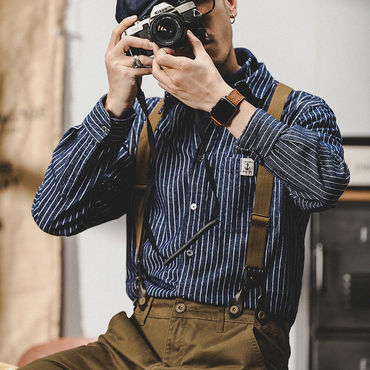 VAAGOON Deep Striped Overshirt