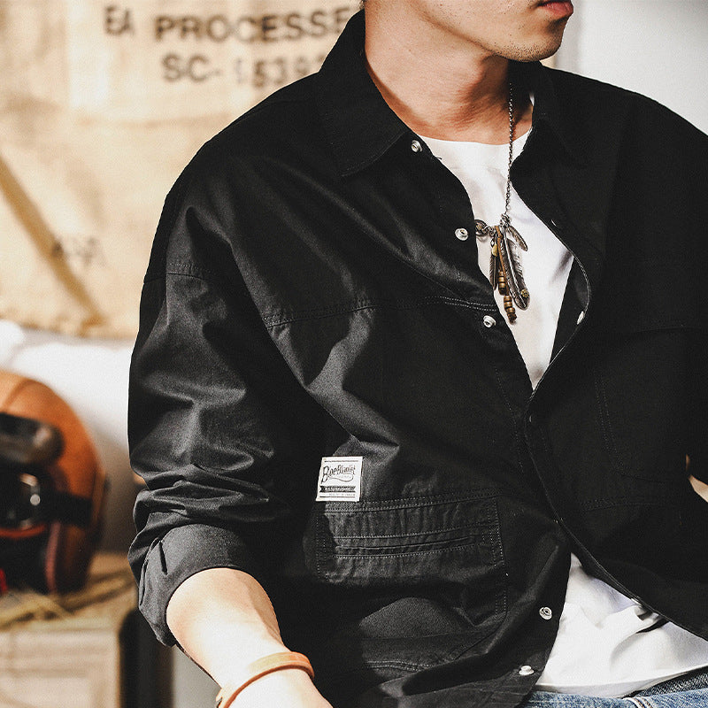 VAAGOON Classic Solid Spirit Shirt