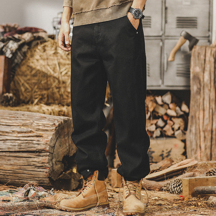 VAAGOON American Retro Velvet Stitch Pants