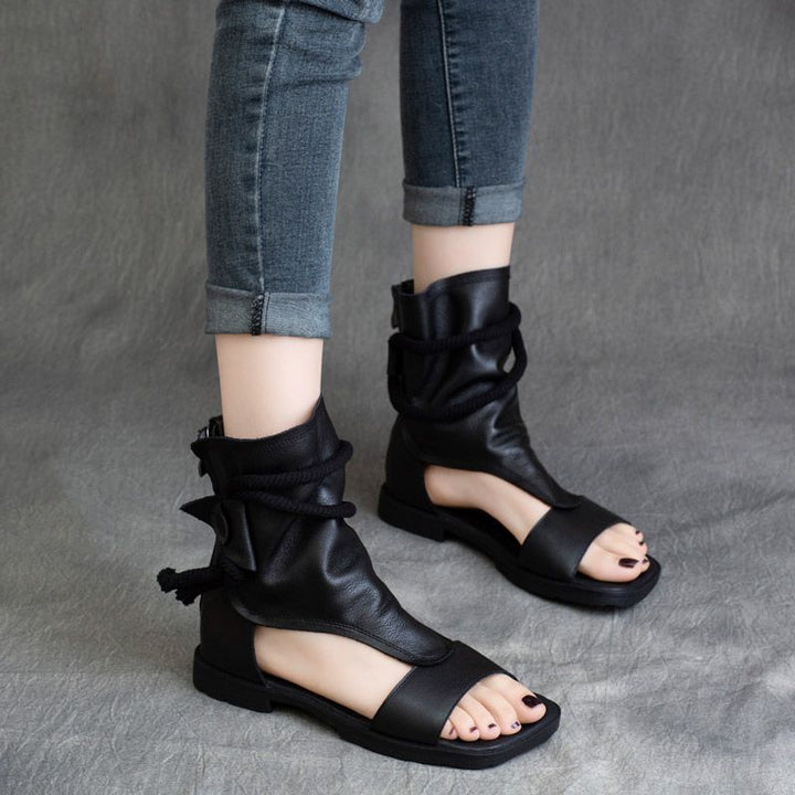 Vaagoon Roma Style Leather Sandal