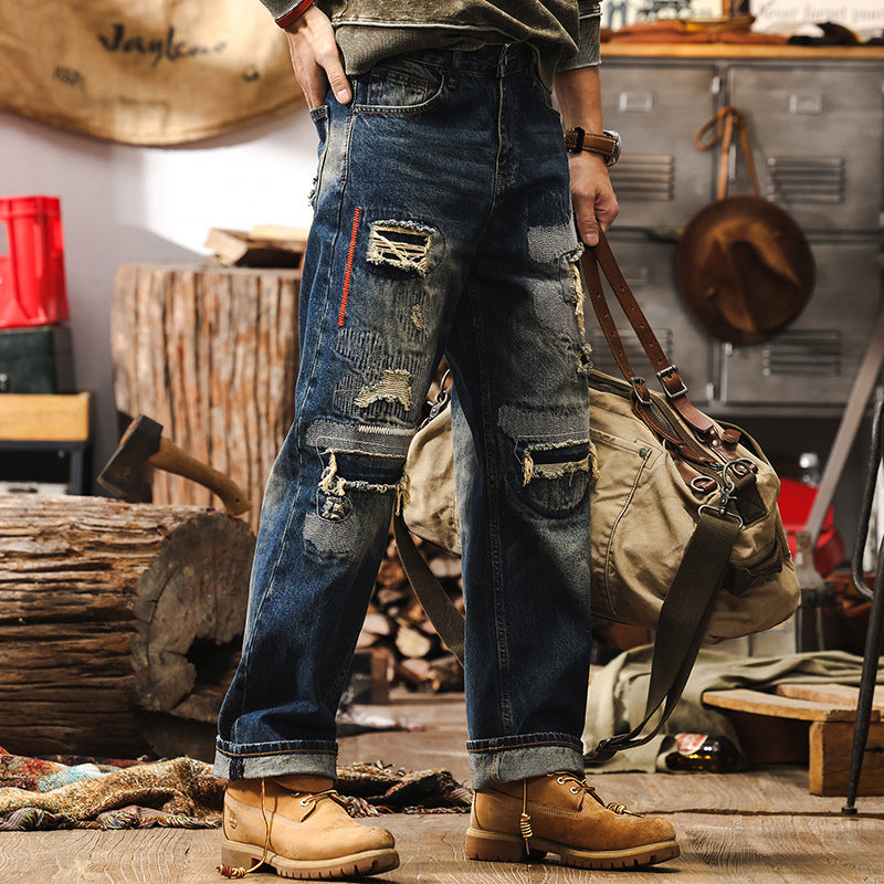 VAAGOON Raw Edge Blue Jeans