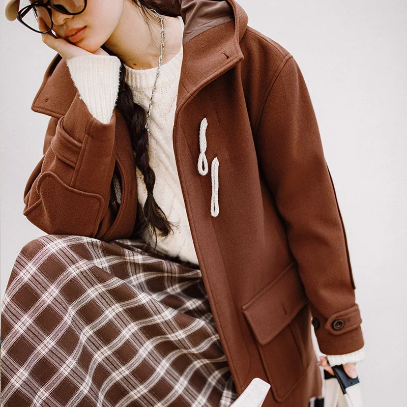 VAAGOON Vintage College Style Coat