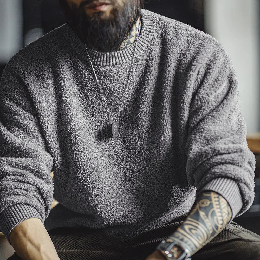 VAAGOON VINTAGE REVERSIBLE FLEECE SWEATER