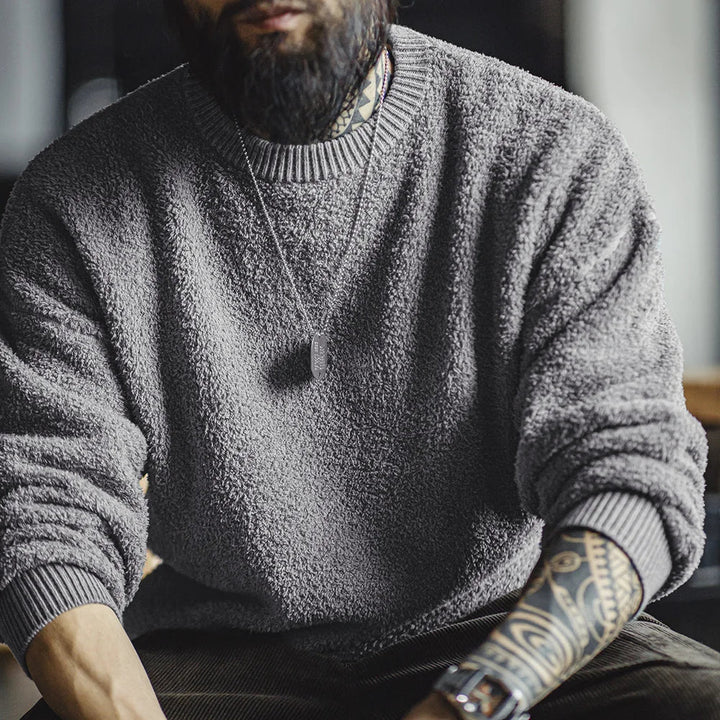 VAAGOON VINTAGE REVERSIBLE FLEECE SWEATER