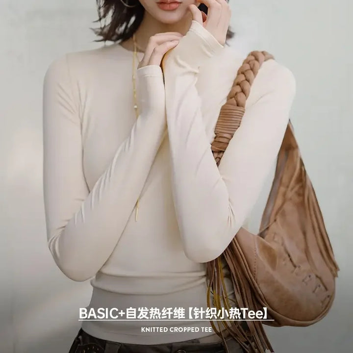 VAAGOON Women's Slim Fit Long Sleeve Basic T-Shirt