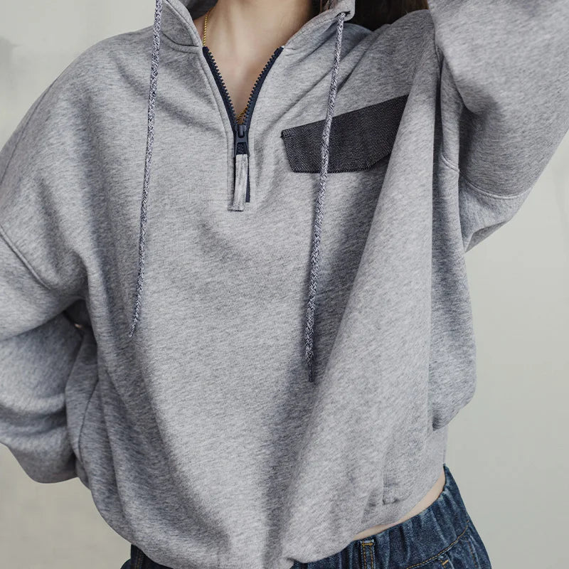 VAAGOON Women's Half-zip Pullover Sweatshirt