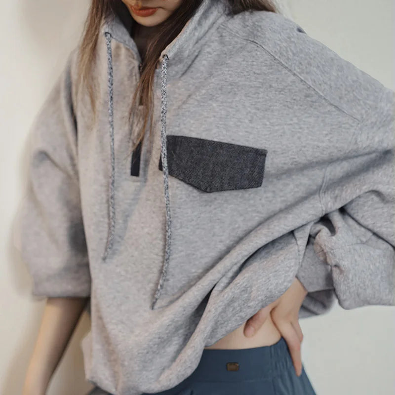 VAAGOON Women's Half-zip Pullover Sweatshirt