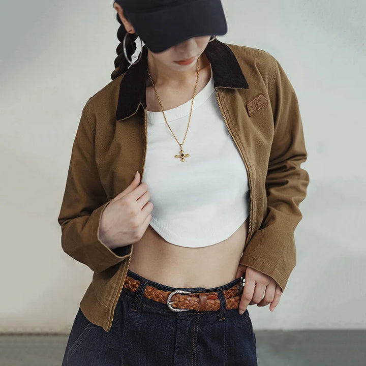 VAAGOON Khaki Detroit Jackets