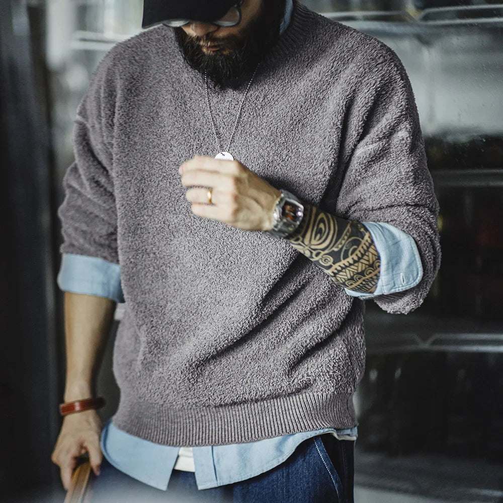 VAAGOON VINTAGE REVERSIBLE FLEECE SWEATER