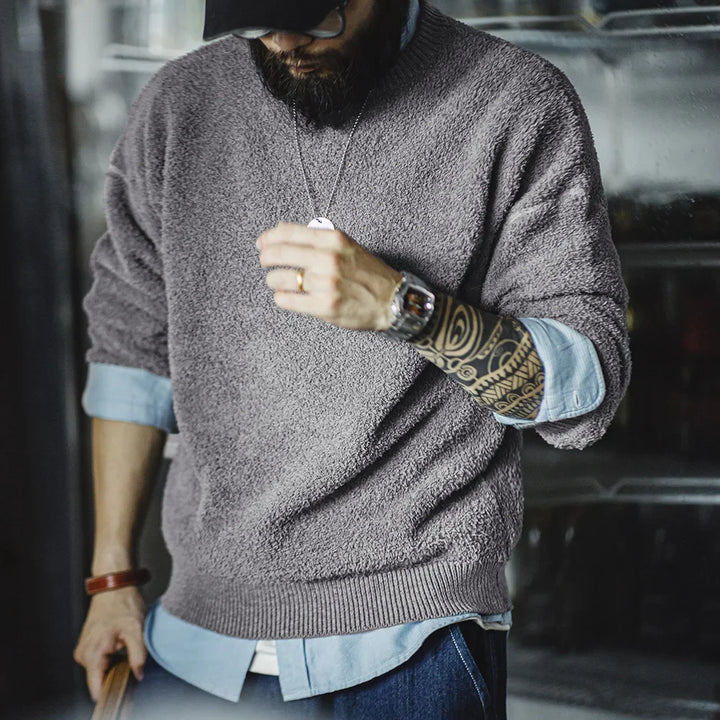 VAAGOON VINTAGE REVERSIBLE FLEECE SWEATER