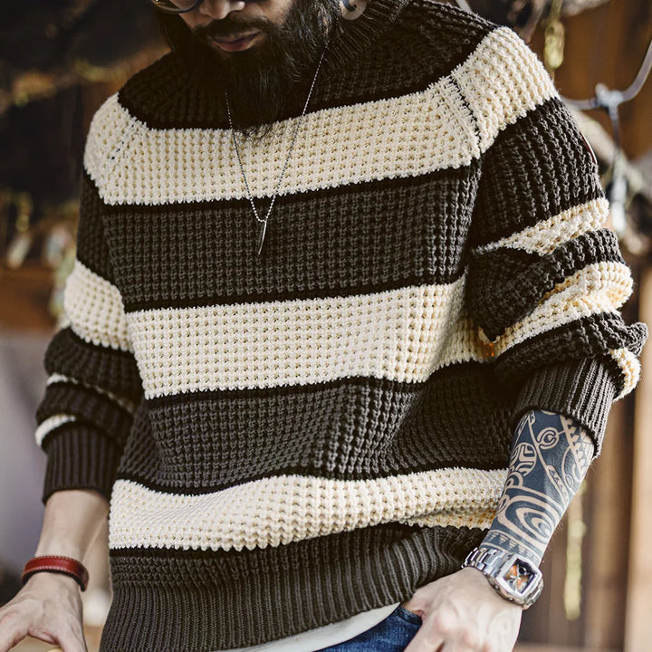VAAGOON STRIPE KNITTED SWEATER
