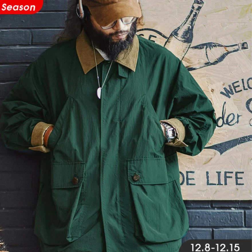 VAAGOON Retro Safari Corduroy Jacket