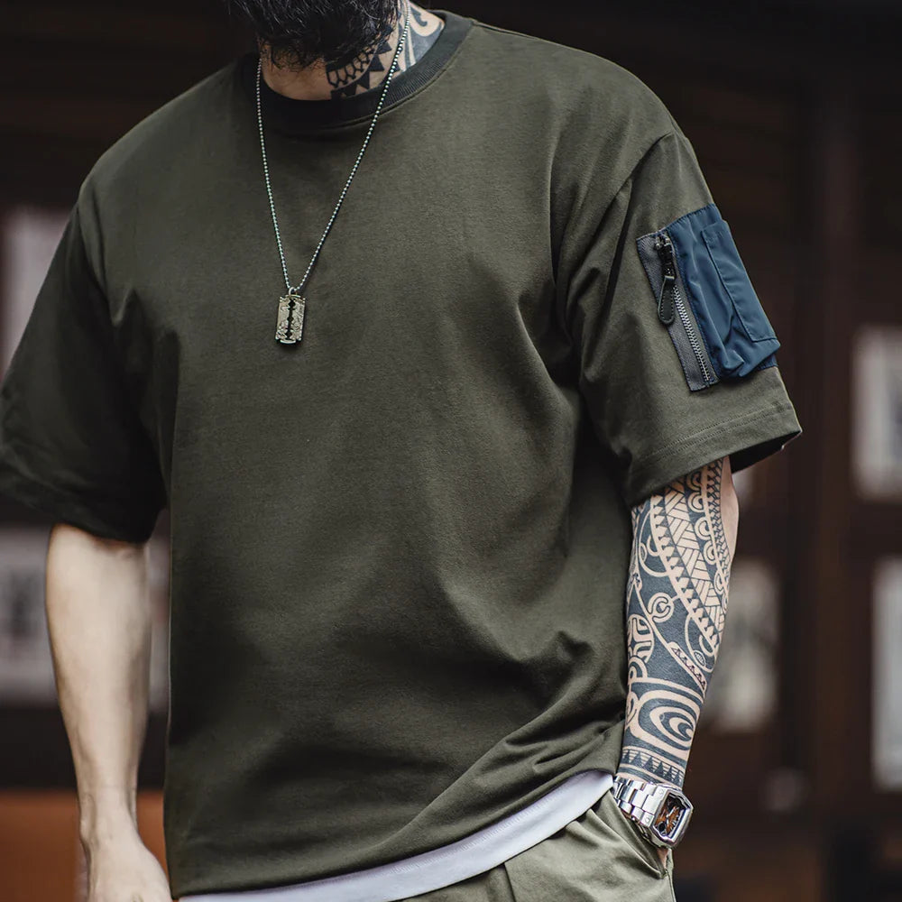 VAAGOON VINTAGE MA-1 POCKET TEE T-SHIRT