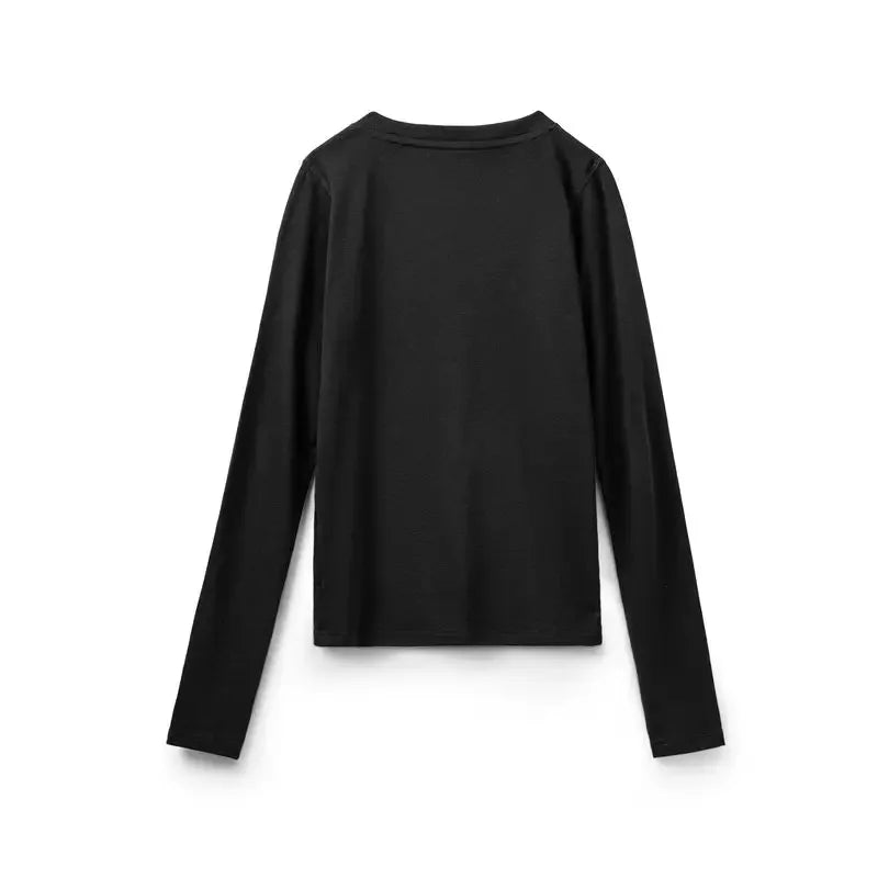 VAAGOON Women's Slim Fit Long Sleeve Basic T-Shirt