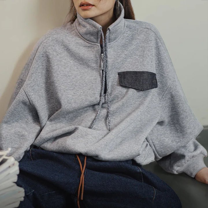 VAAGOON Women's Half-zip Pullover Sweatshirt